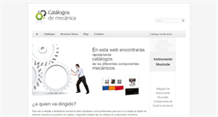 Desktop Screenshot of catalogosdemecanica.es