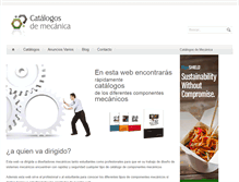 Tablet Screenshot of catalogosdemecanica.es